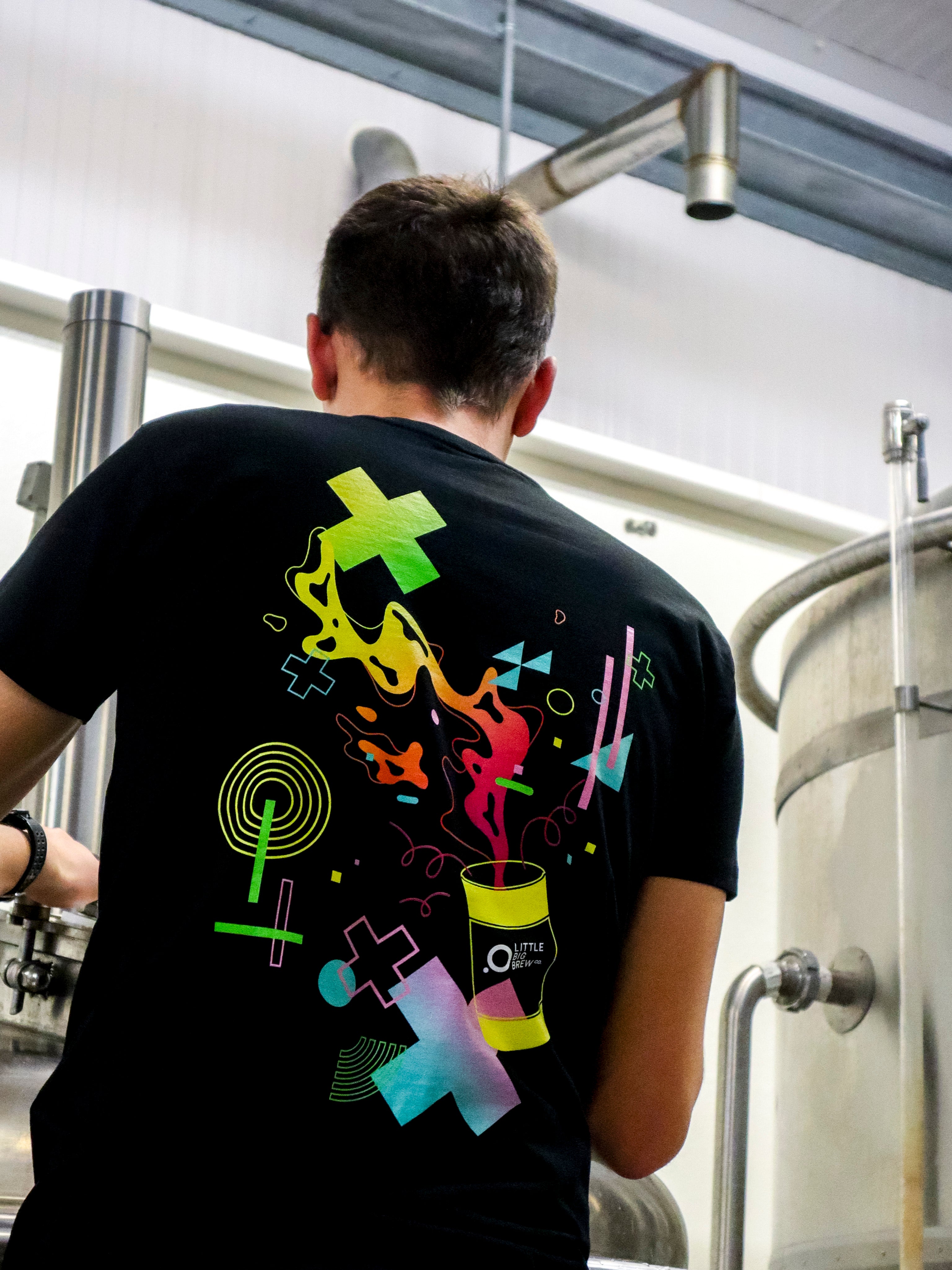 The Flavour Explosion Tee (Heavyweight Organic Cotton) Black