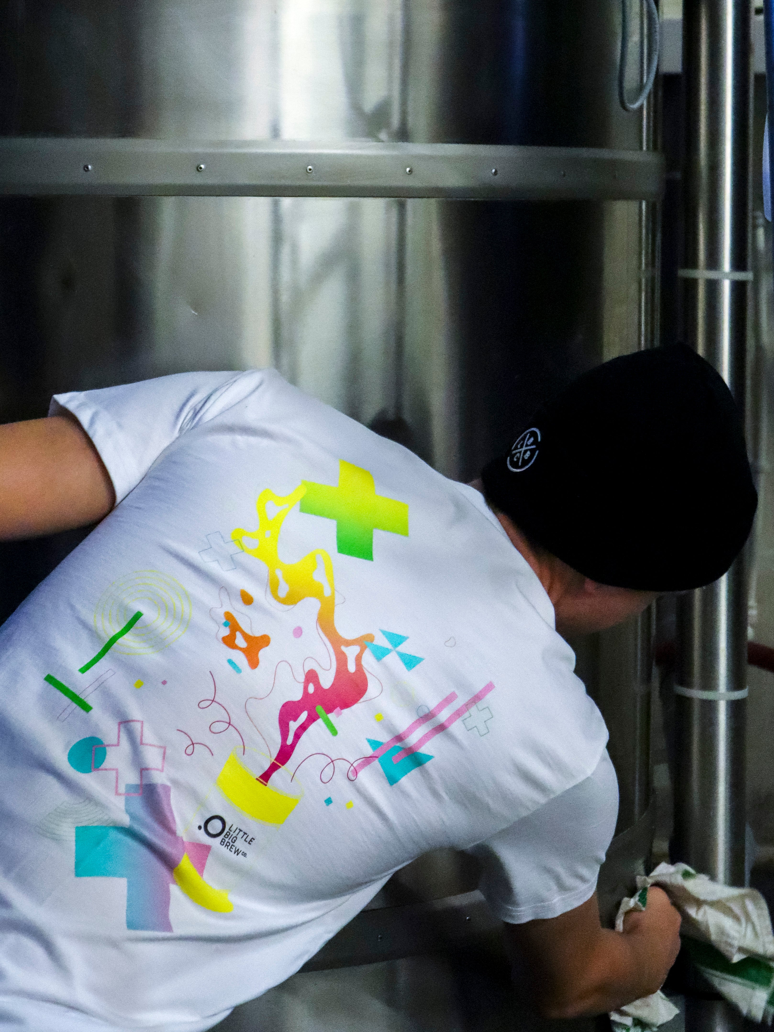 The Flavour Explosion Tee (Heavyweight Organic Cotton) White