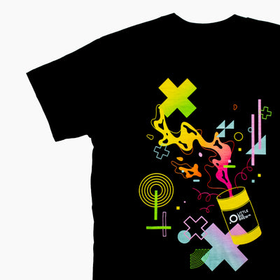 The Flavour Explosion Tee (Heavyweight Organic Cotton) Black