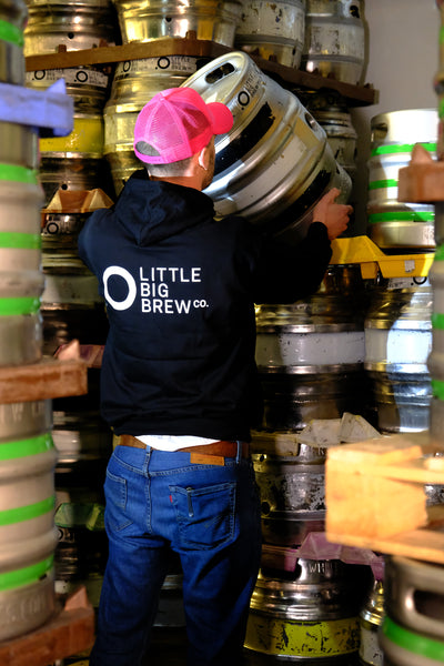 Jumper rear with LBBC text logo